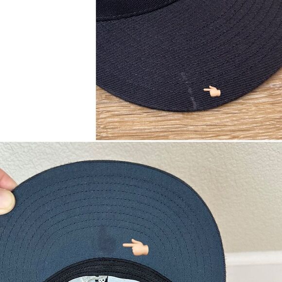 EG Cal Ripken Navy Blue Baseball Fitted Hat, Size 6 7/8- 7 3/8 - Picture 11 of 12